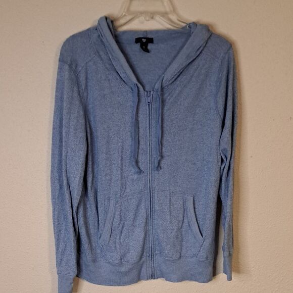 Gap Blue Zip-Up Hoodie size large - Picture 1 of 7